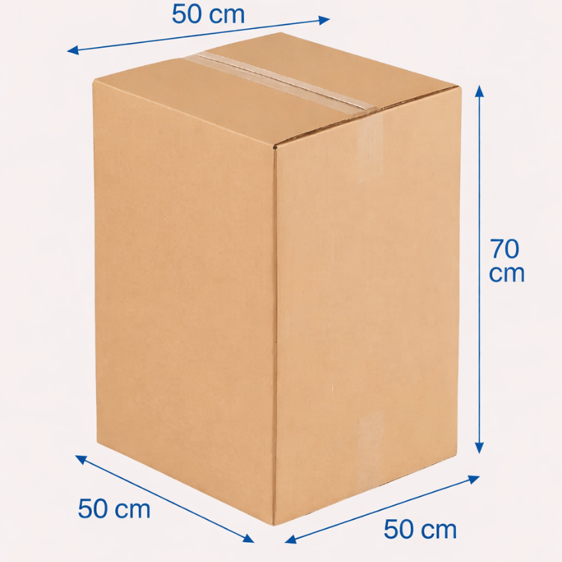Cardboard Storage Box, 50x50x70 cm. 2 moving boxes doha